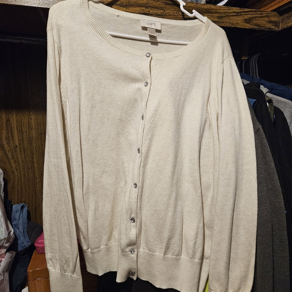 Tan loft cardigan